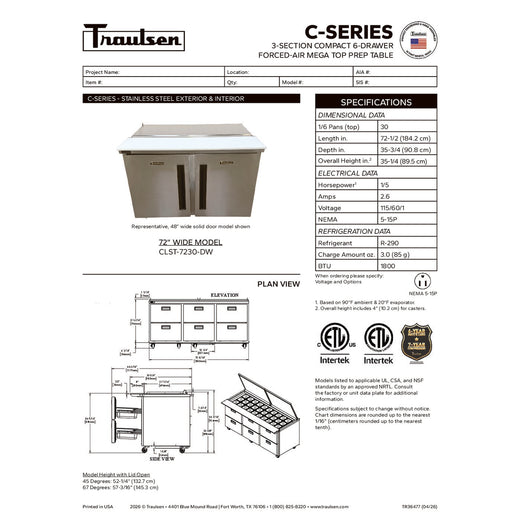Spec Sheet