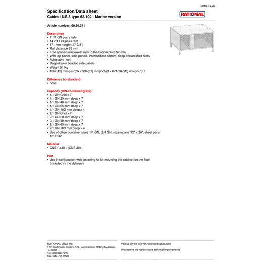 Spec Sheet