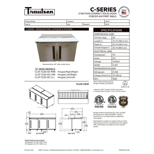 Spec Sheet