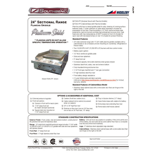 Spec Sheet