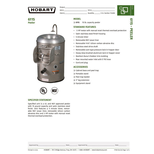 Spec Sheet