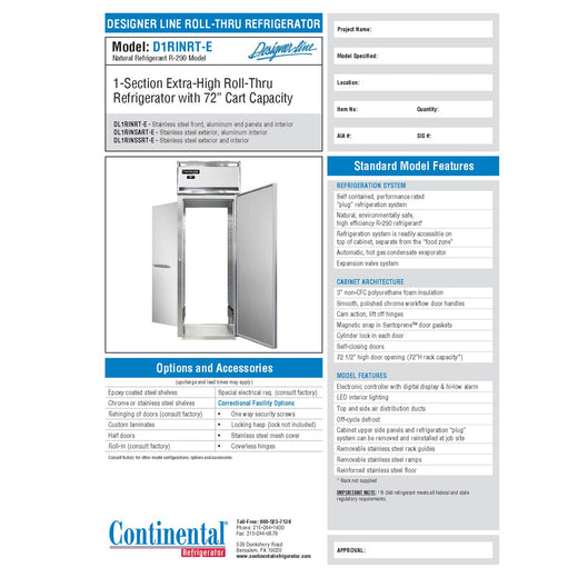 Spec Sheet