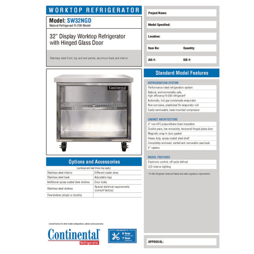 Spec Sheet
