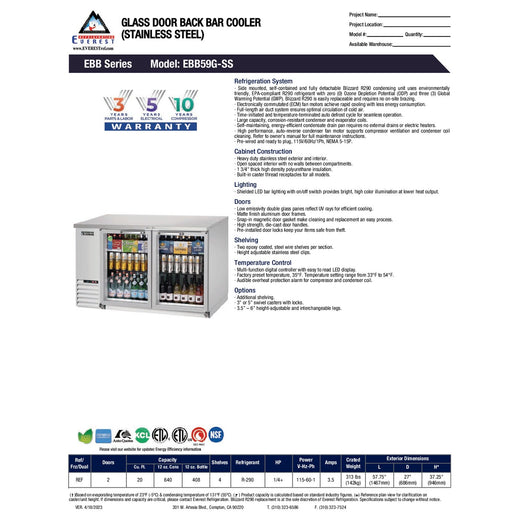 Spec Sheet