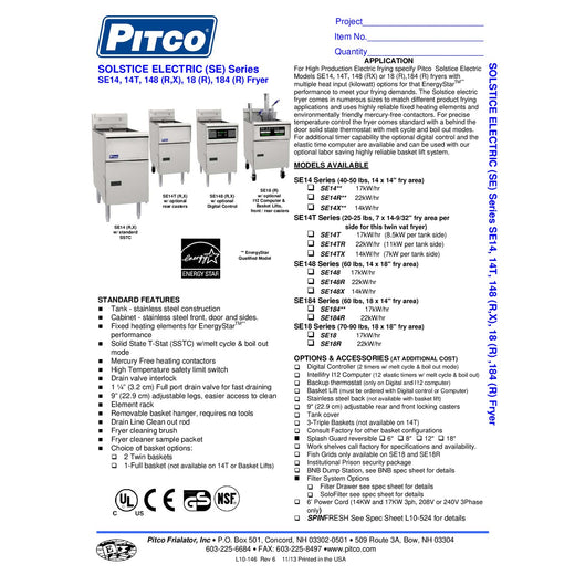Spec Sheet