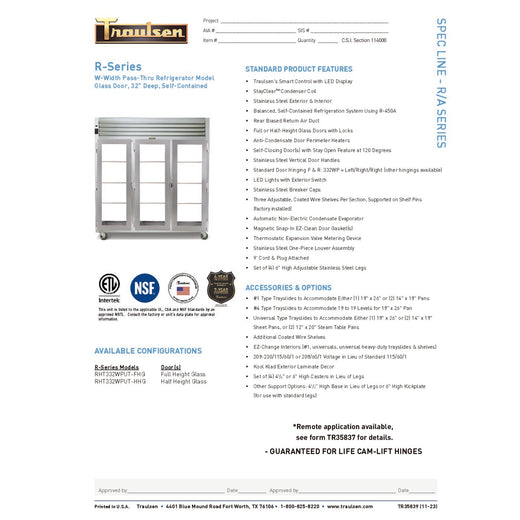Spec Sheet