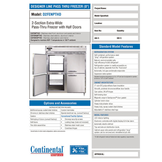 Spec Sheet