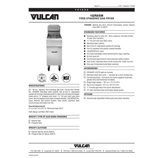 Spec Sheet