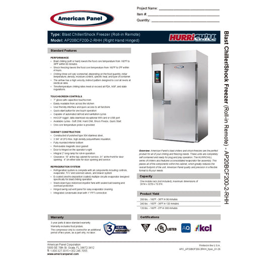Spec Sheet