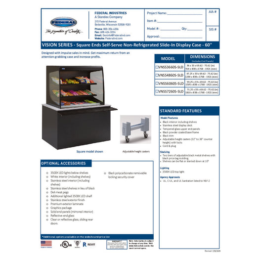 VNSS4860S-SLD Spec Sheet