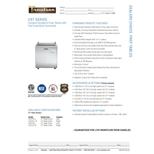 Spec Sheet