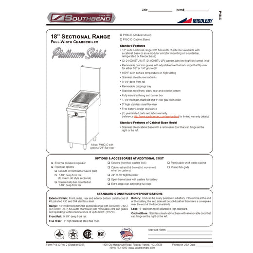 Spec Sheet