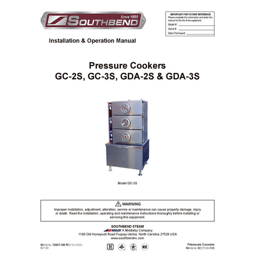 Installation & Operation Manual