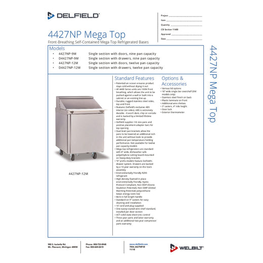 Spec Sheet
