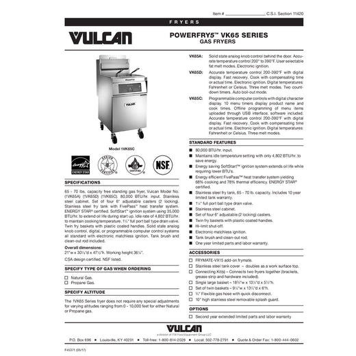 Spec Sheet
