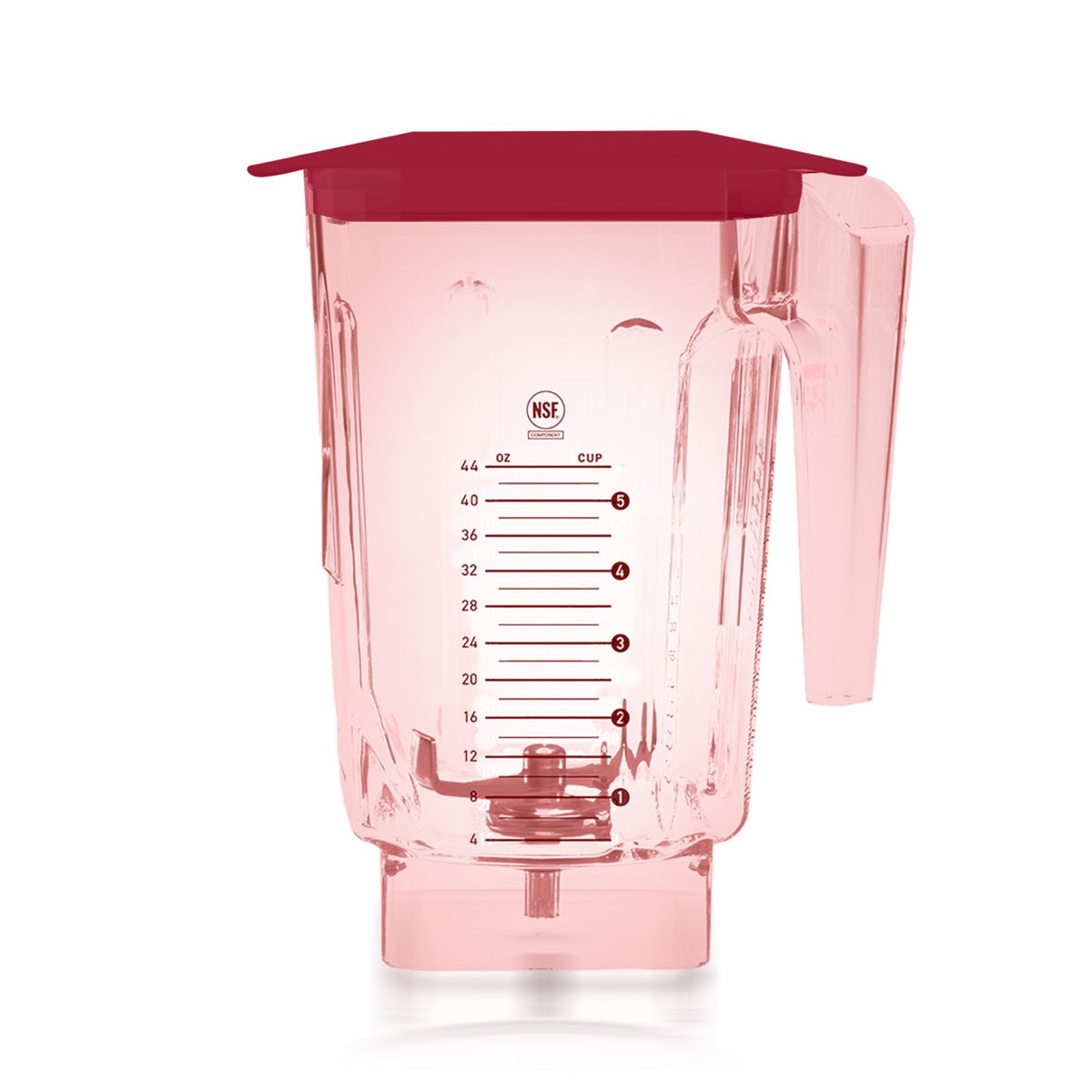 Blendtec 40-640-62 red Ultra Jar, no spout, red lid