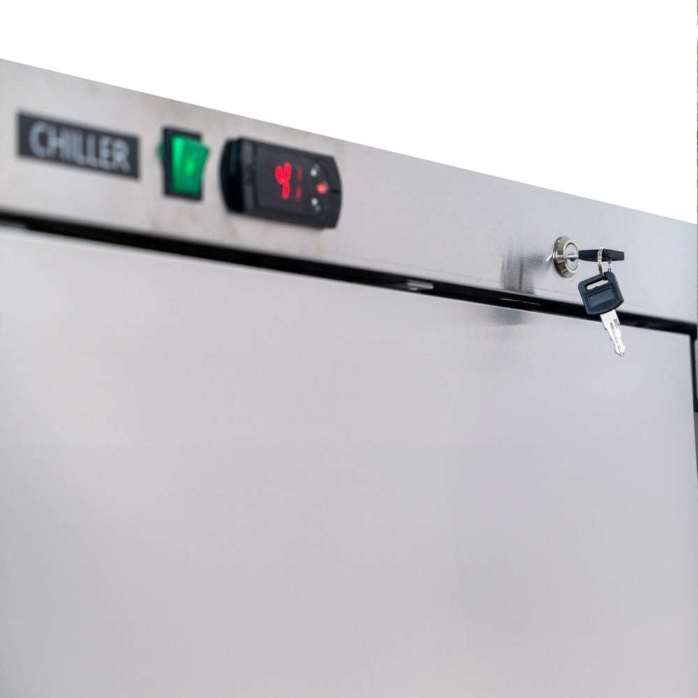 Coldline C-2RF 54" Two Solid Door Dual Temperature Commercial Reach-In Refrigerator, Freezer Combo - Stainless Steel