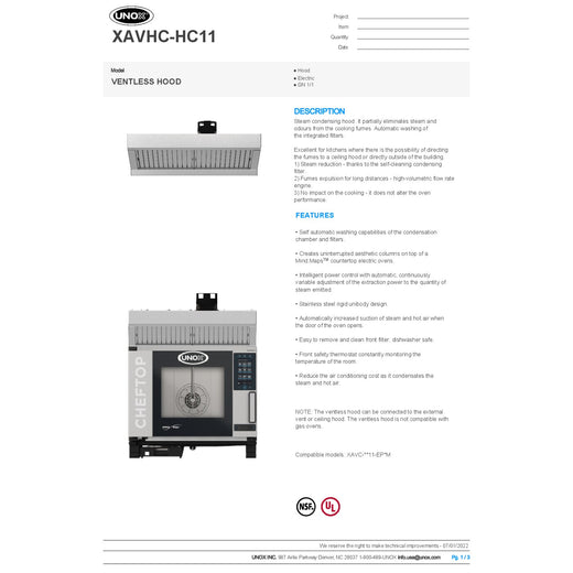 Spec Sheet