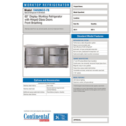 Spec Sheet