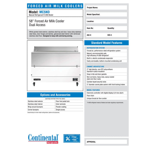 Spec Sheet