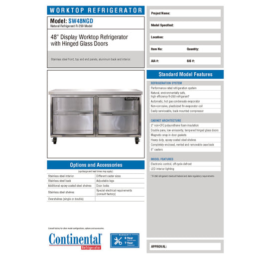 Spec Sheet