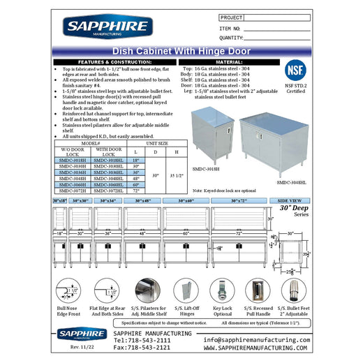 Spec Sheet
