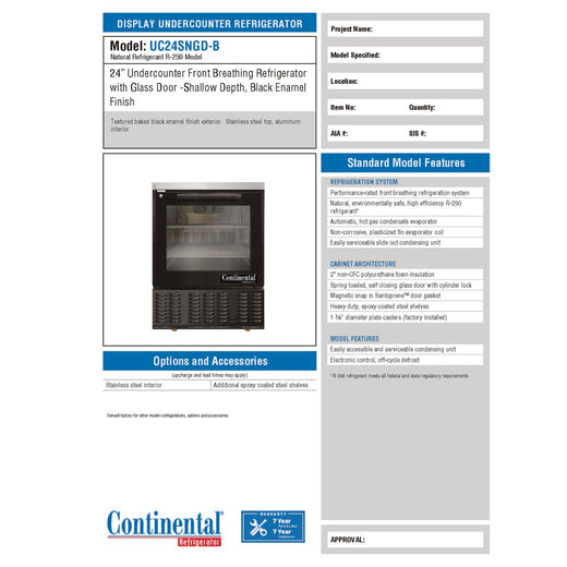 Spec Sheet