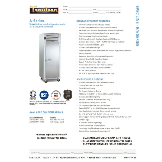Spec Sheet