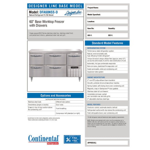 Spec Sheet