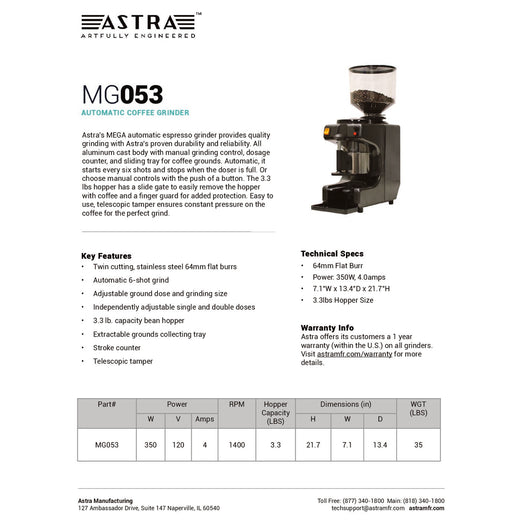 Spec Sheet