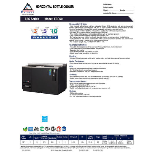 Spec Sheet