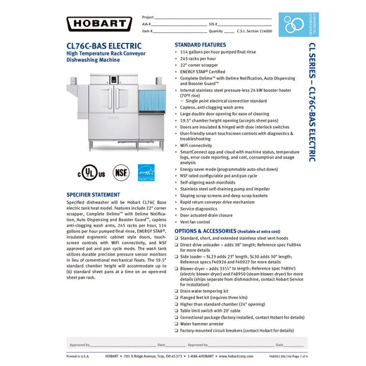 Spec Sheet