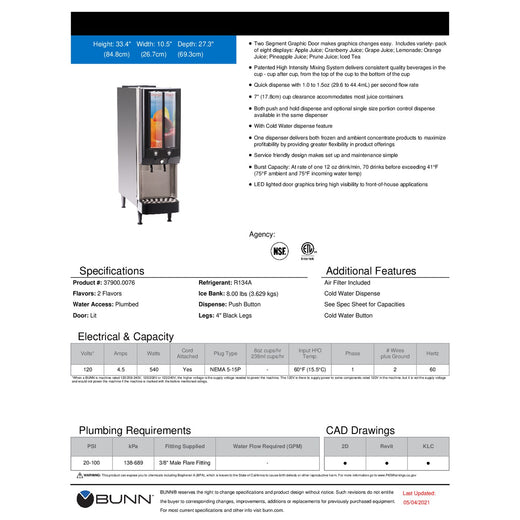 Spec Sheet