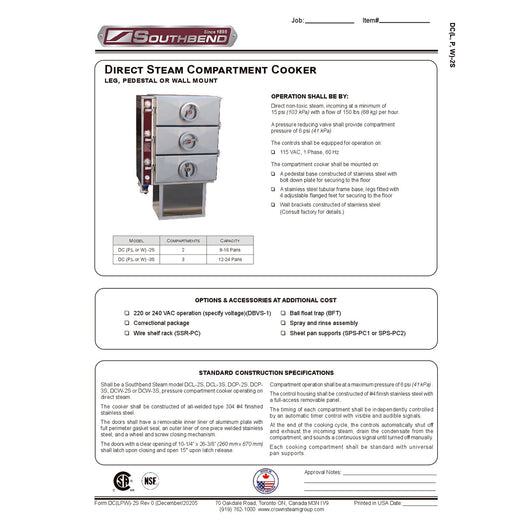 Spec Sheet
