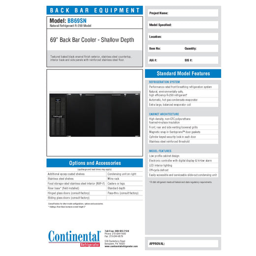 Spec Sheet