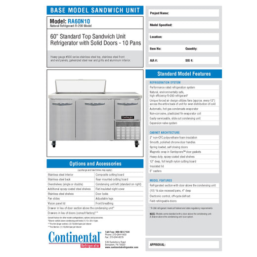 Spec Sheet