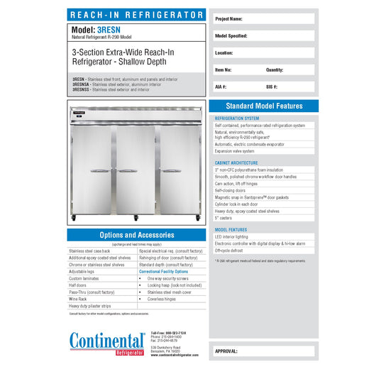 Spec Sheet