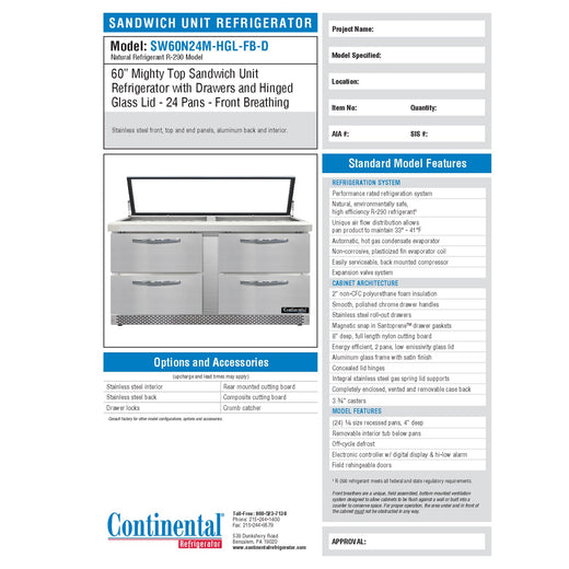 Spec Sheet