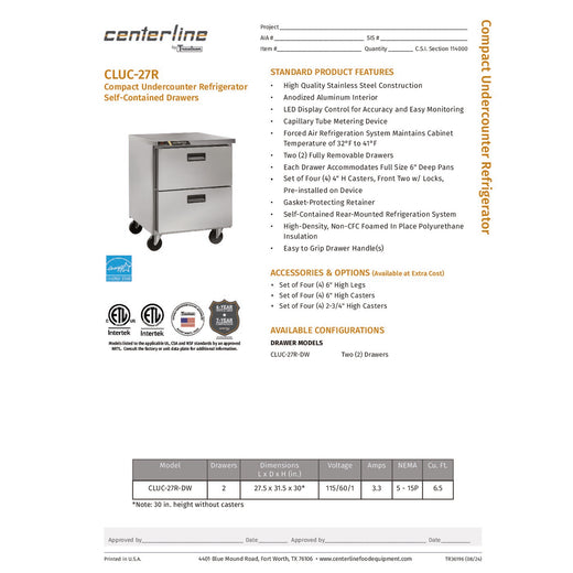 Spec Sheet