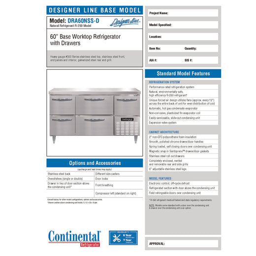 Spec Sheet