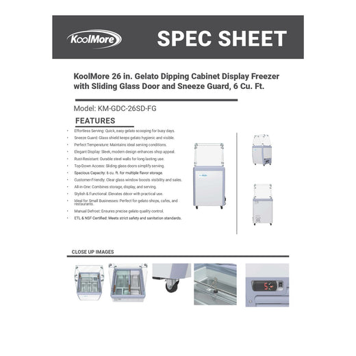 Spec Sheet