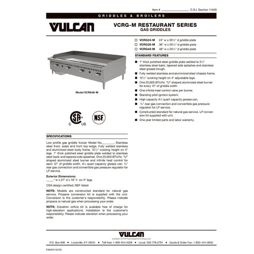 Spec Sheet