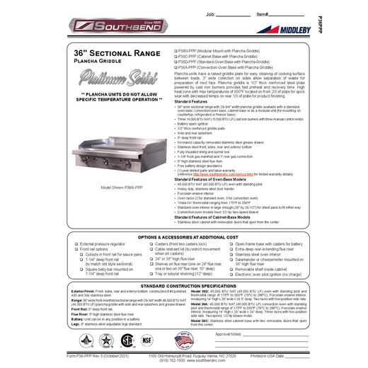 Spec Sheet