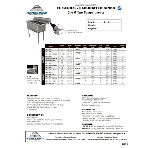 Spec Sheet