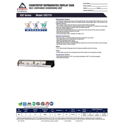 Spec Sheet