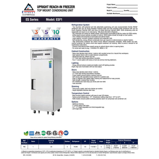 Spec Sheet