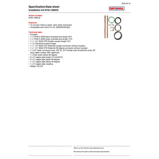Installation Kit 1566