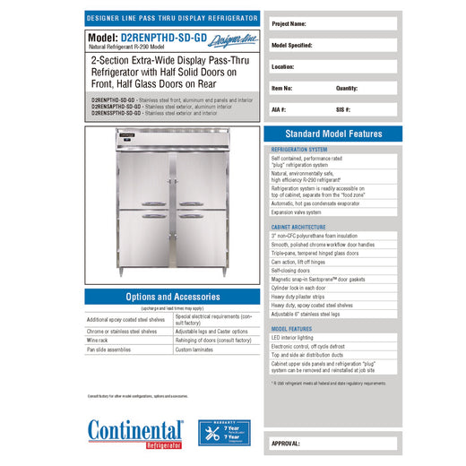 Spec Sheet