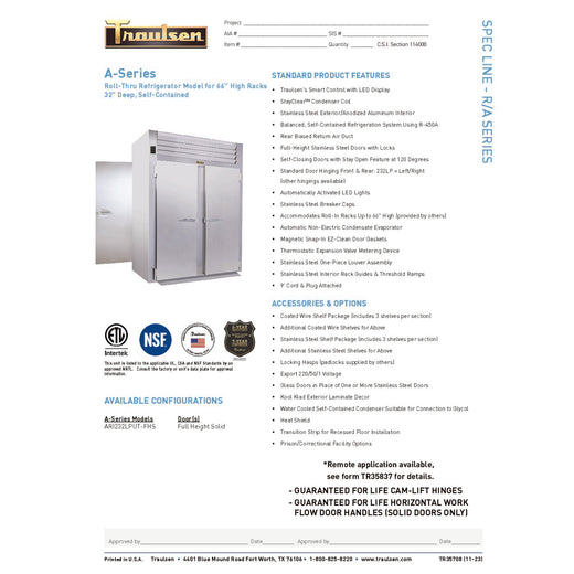 Spec Sheet