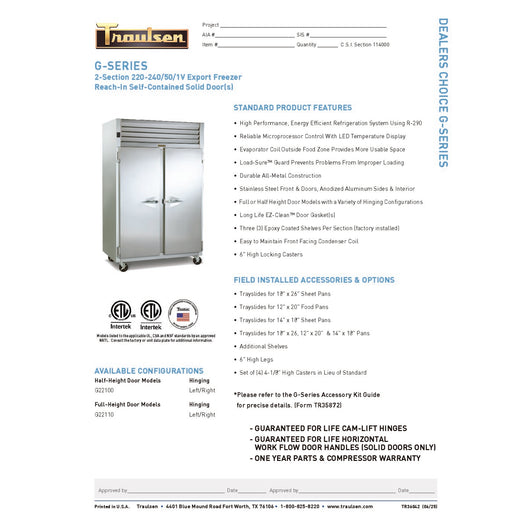 Spec Sheet